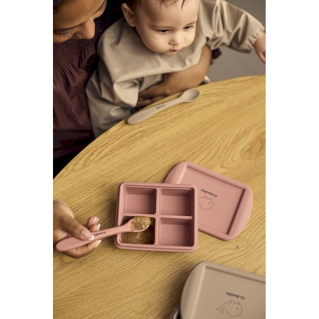 Filibabba Silikonowy pojemnik do mrożenia posiłków 2pack Rose Mix