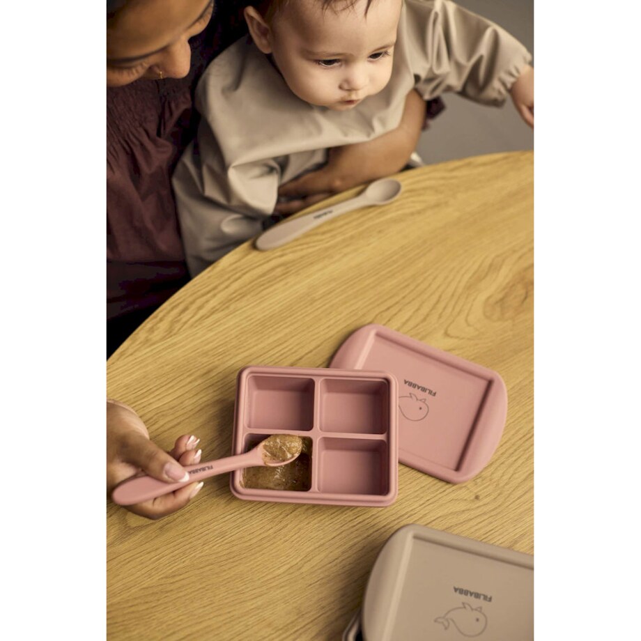 Filibabba Silikonowy pojemnik do mrożenia posiłków 2pack Rose Mix