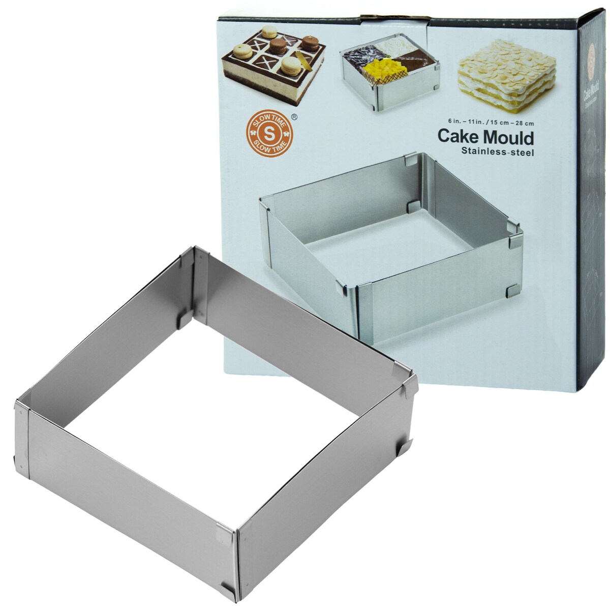 Forma Do Pieczenia Ciasta Rozsuwana 28X28X5 Cm