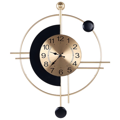 Zegar ścienny ALLOGNY 59 cm Metal Złoty