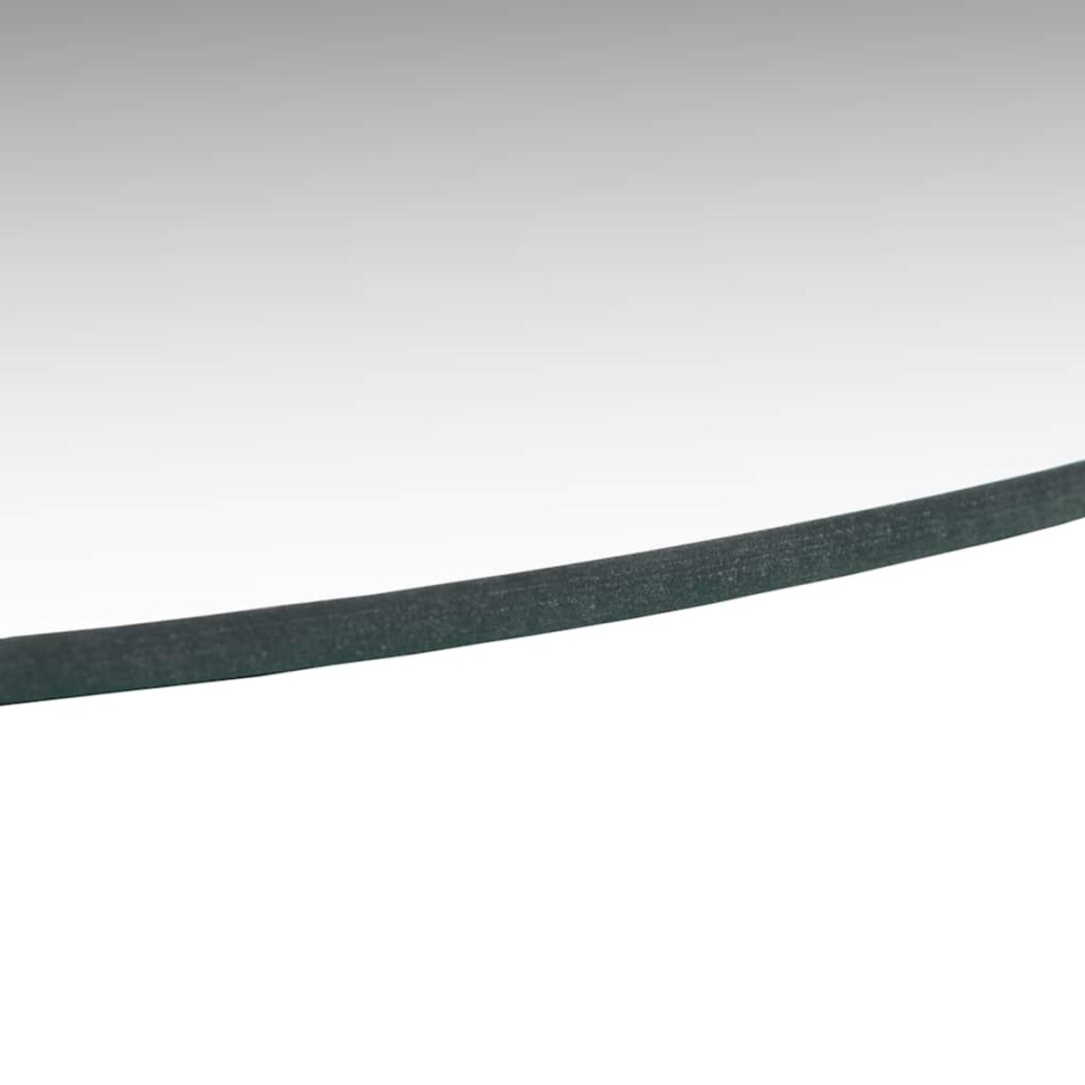 vidaXL Lustro ścienne z lampkami LED, bez ramy, okrągłe, szklane