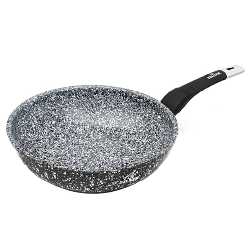 Patelnia wok 24cm marmurowo-ceramiczny ZILNER Stonetec ZL-7901