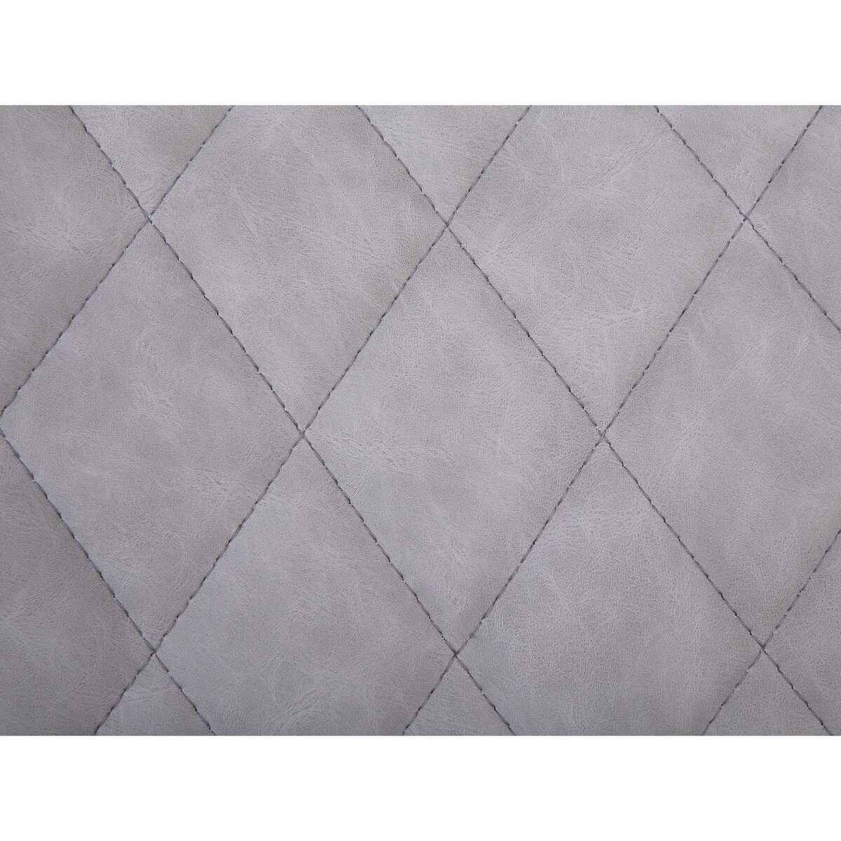 Krzesło biurowe regulowane ekoskóra szare MARIBEL