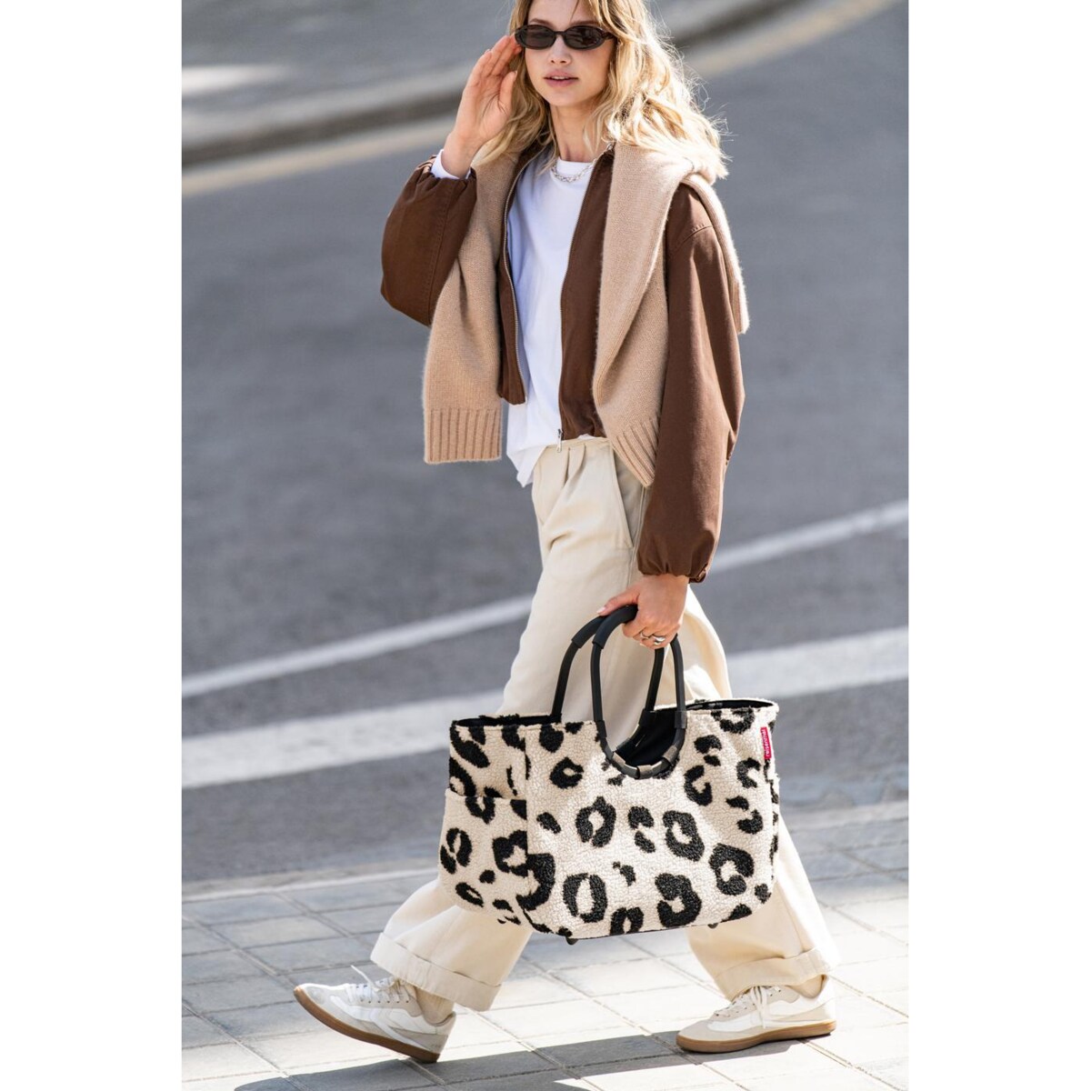 Torba LOOPSHOPPER L, teddy leo cream