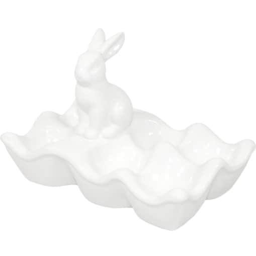 Miseczka na jajka z zajączkiem 13,5x20x12 cm duża