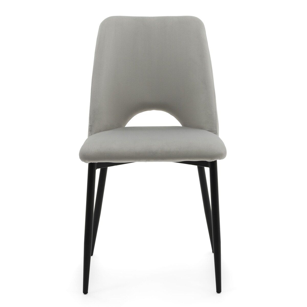 KRZESŁO TAPICEROWANE WELUROWE DO SALONU JADALNI GLAMOUR JASNOSZARE ORO