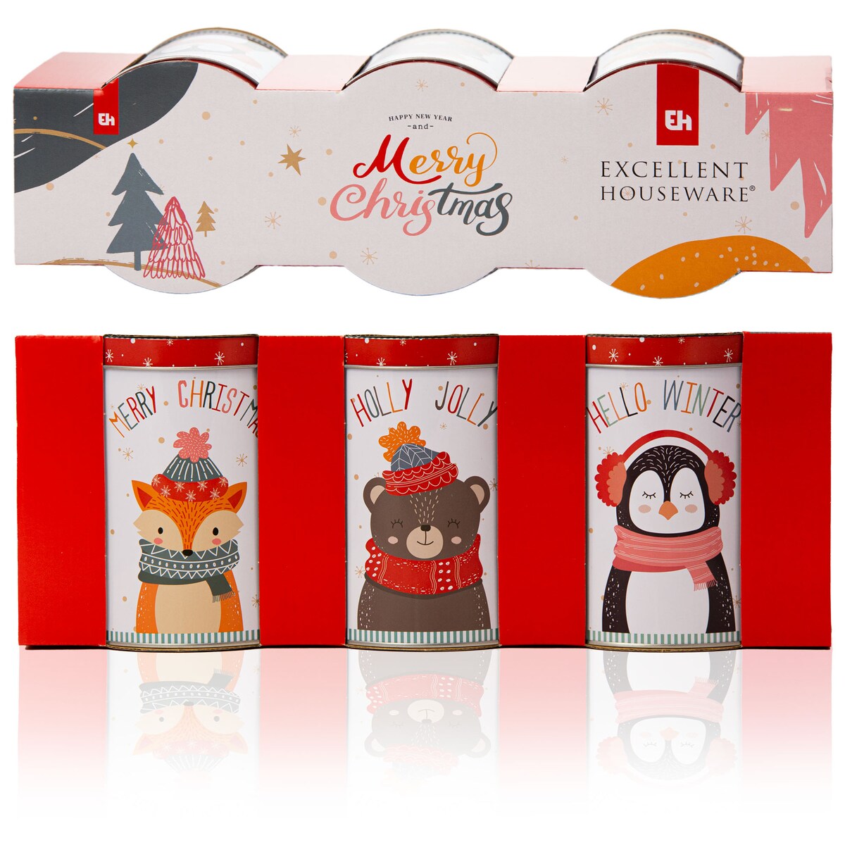 Puszka Na Pierniki Ciastka Pojemnik Zamykany 14 Cm Zestaw Metalowa Z Wieczkiem