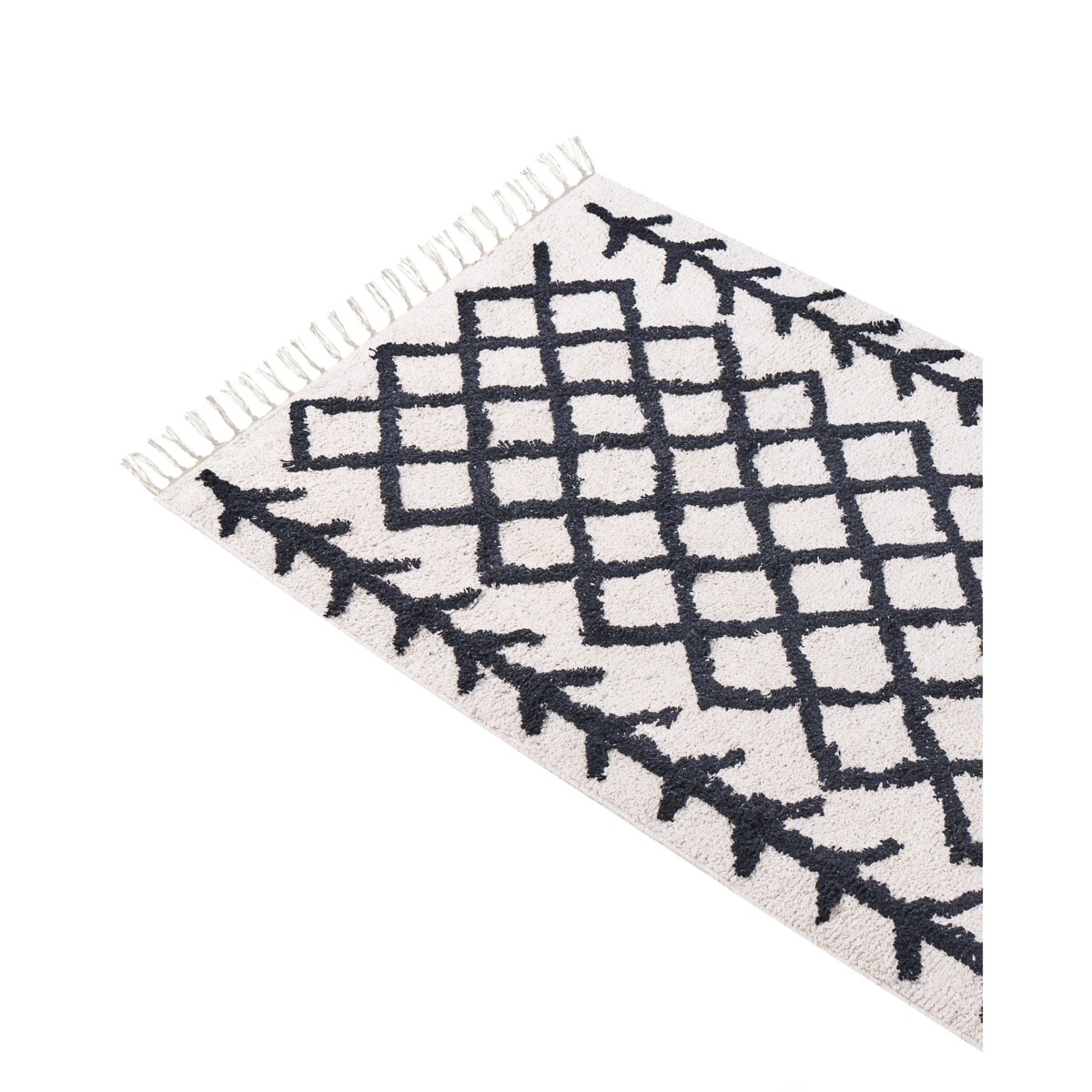 Dywan BOZKIR Beżowy 80 x 230 cm Bawełna