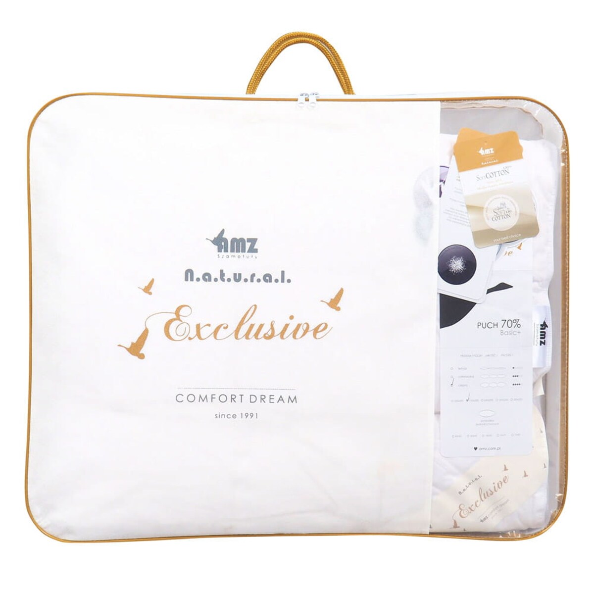 Kołdra Basic Plus Całoroczna Biały, 220 x 200 cm, AMZ