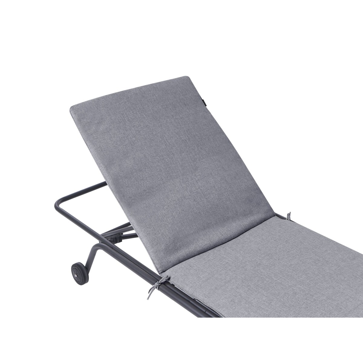 Leżak ogrodowy VOLTERRA Metal Szary