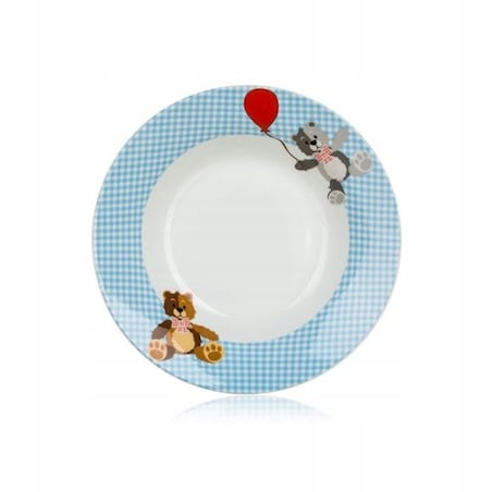 ZESTAW obiadowy śniadaniowy 3cze DLA DZIECI MIŚ dla chłopca dzieci na obiad