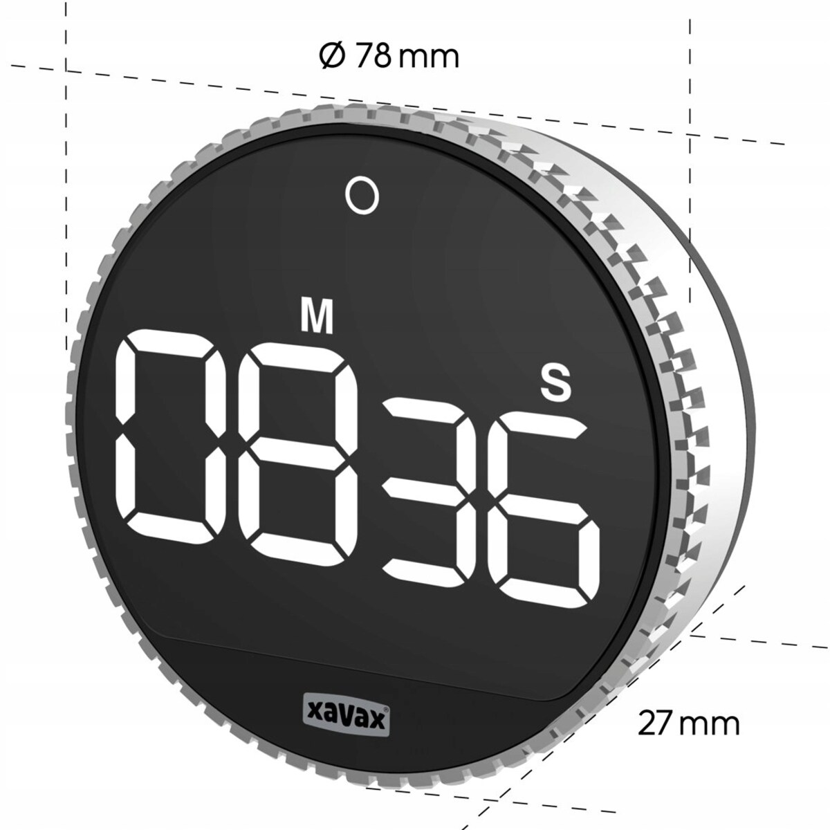 XAVAX minutnik timer zegar cyfrowy z funkcją mierzenia czasu dotykowy