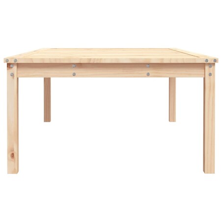 vidaXL Stolik ogrodowy, 121x82,5x45 cm, lite drewno sosnowe