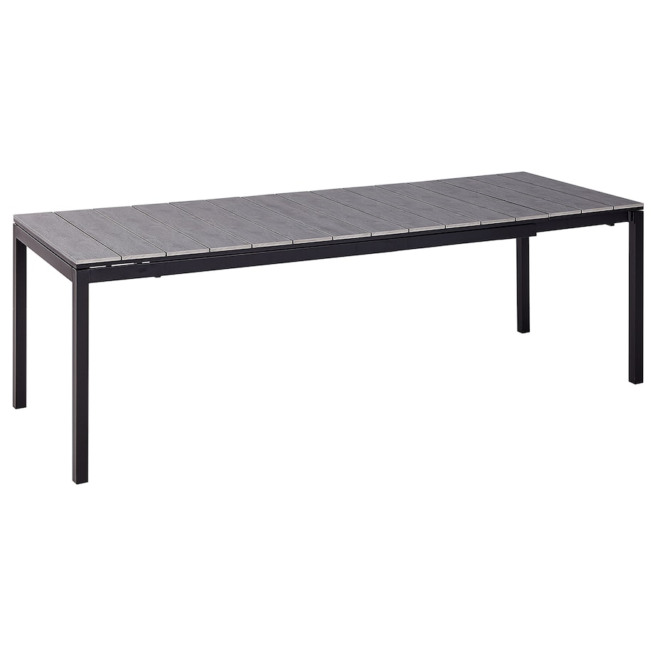 Stół ogrodowy rozkładany TOFANE 198/248 cm 90 cm Szary