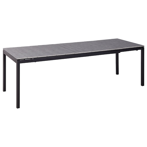 Stół ogrodowy rozkładany TOFANE 198/248 cm 90 cm Szary
