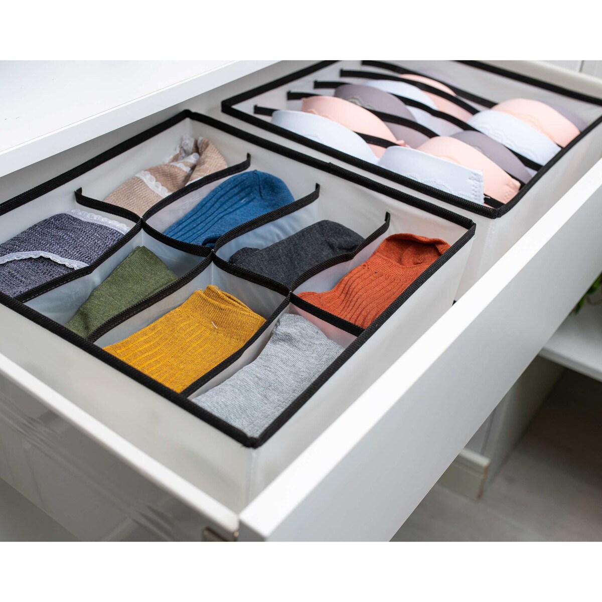 Organizer Do Szuflady Szafy Na Bieliznę Skarpetki Ubrania Wkład Do Szuflady