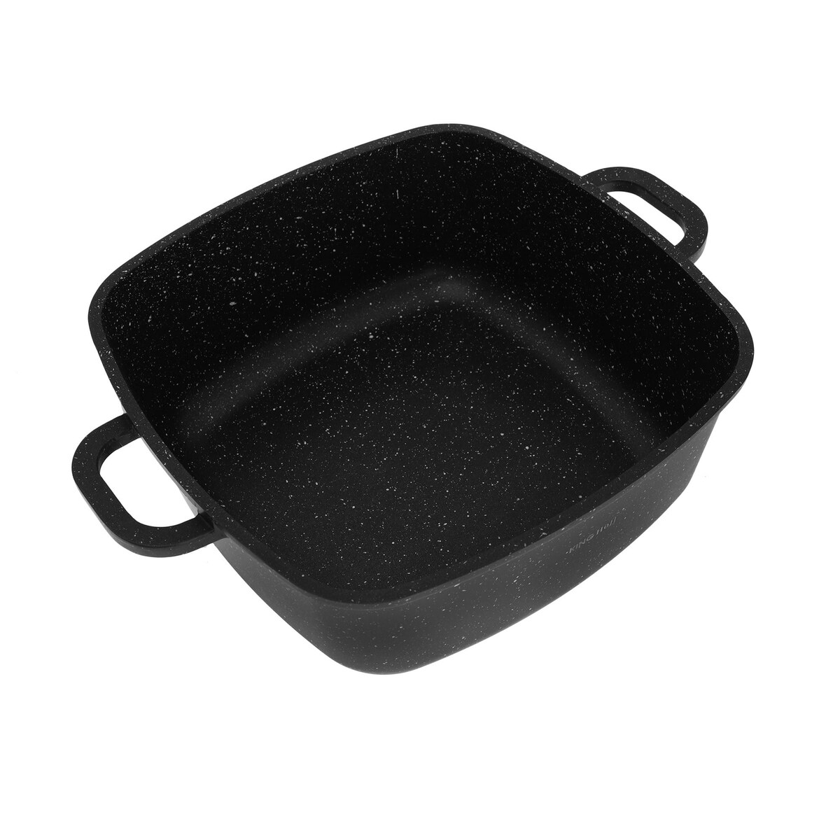 Garnek kwadratowy Z powłoką marmurową 5.5L 26cm indukcja gaz KINGHOFF