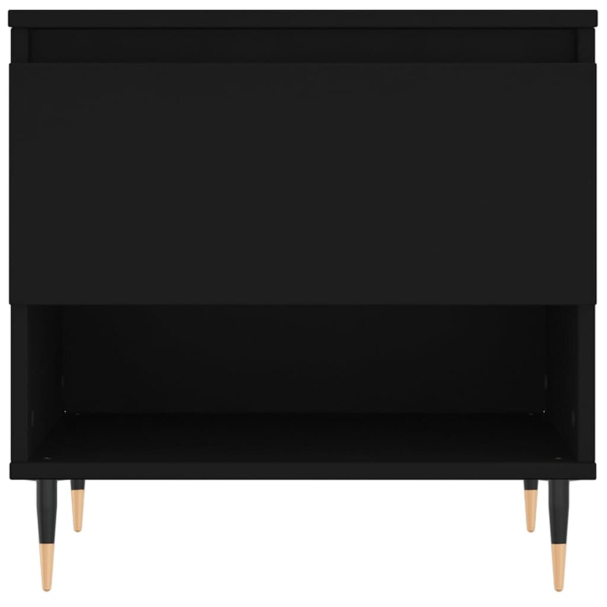 vidaXL Stoliki kawowe, 2 szt., czarne, 50x46x50 cm