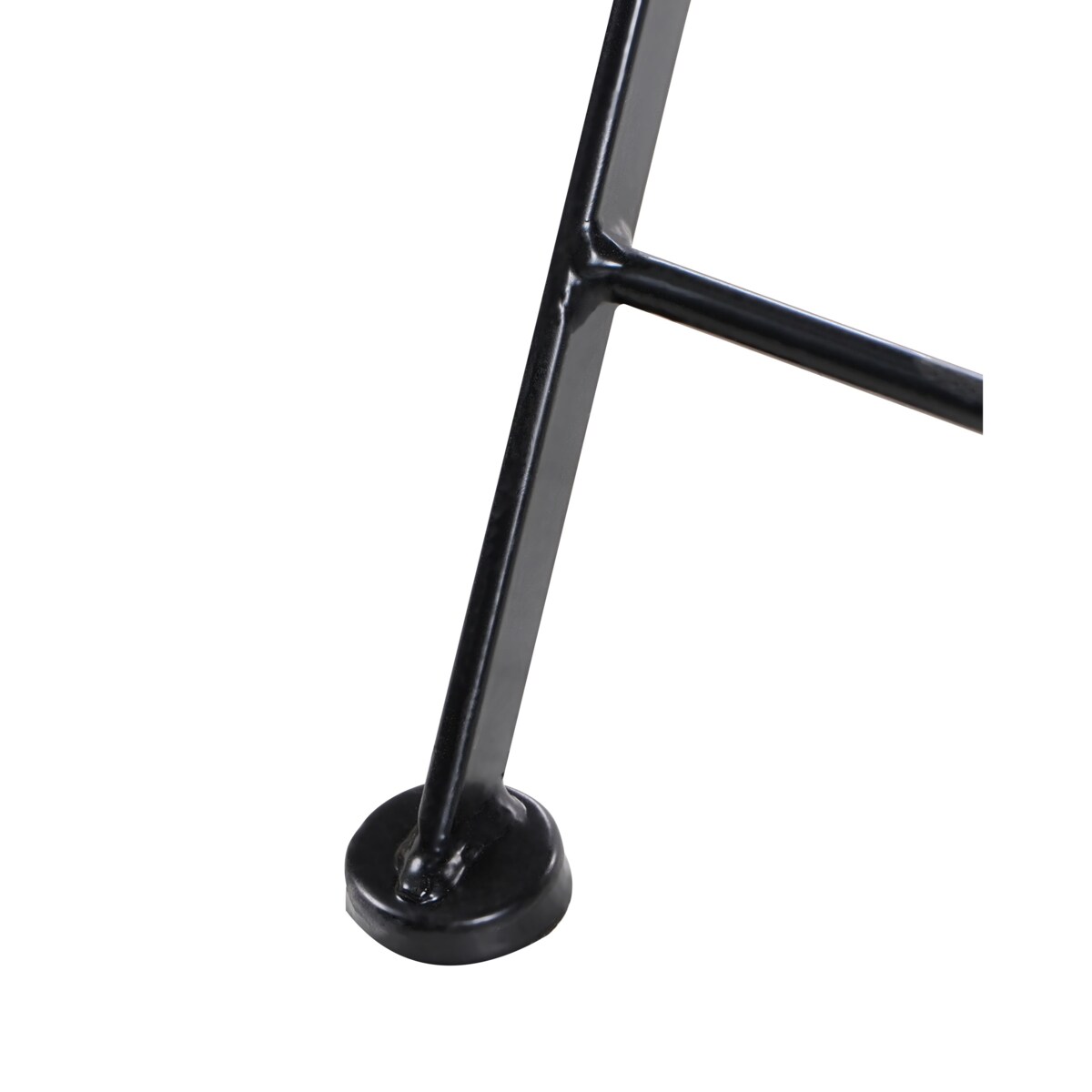 Zestaw 2 krzeseł ogrodowych COMISO Składane Metal Czarny/ biały