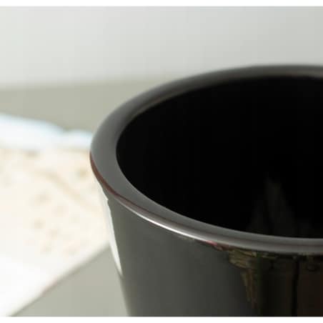 DONICA SOFIA ceramiczna czarny połysk śr. 19cm