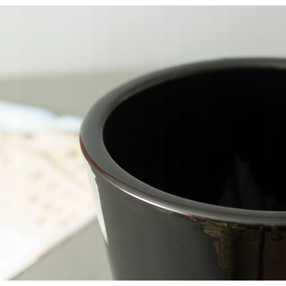 DONICA SOFIA ceramiczna czarny połysk śr. 19cm