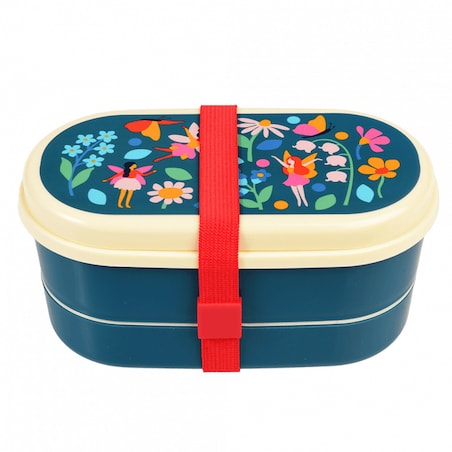 Lunchbox Bento ze sztućcami dla dzieci, Wróżki, Rex London