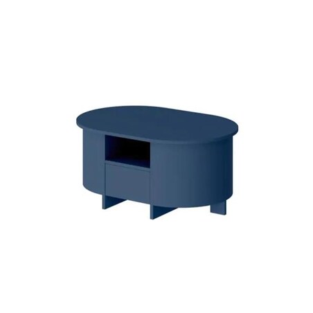 Ława owalna LUMIA AC 68x100 granatowa