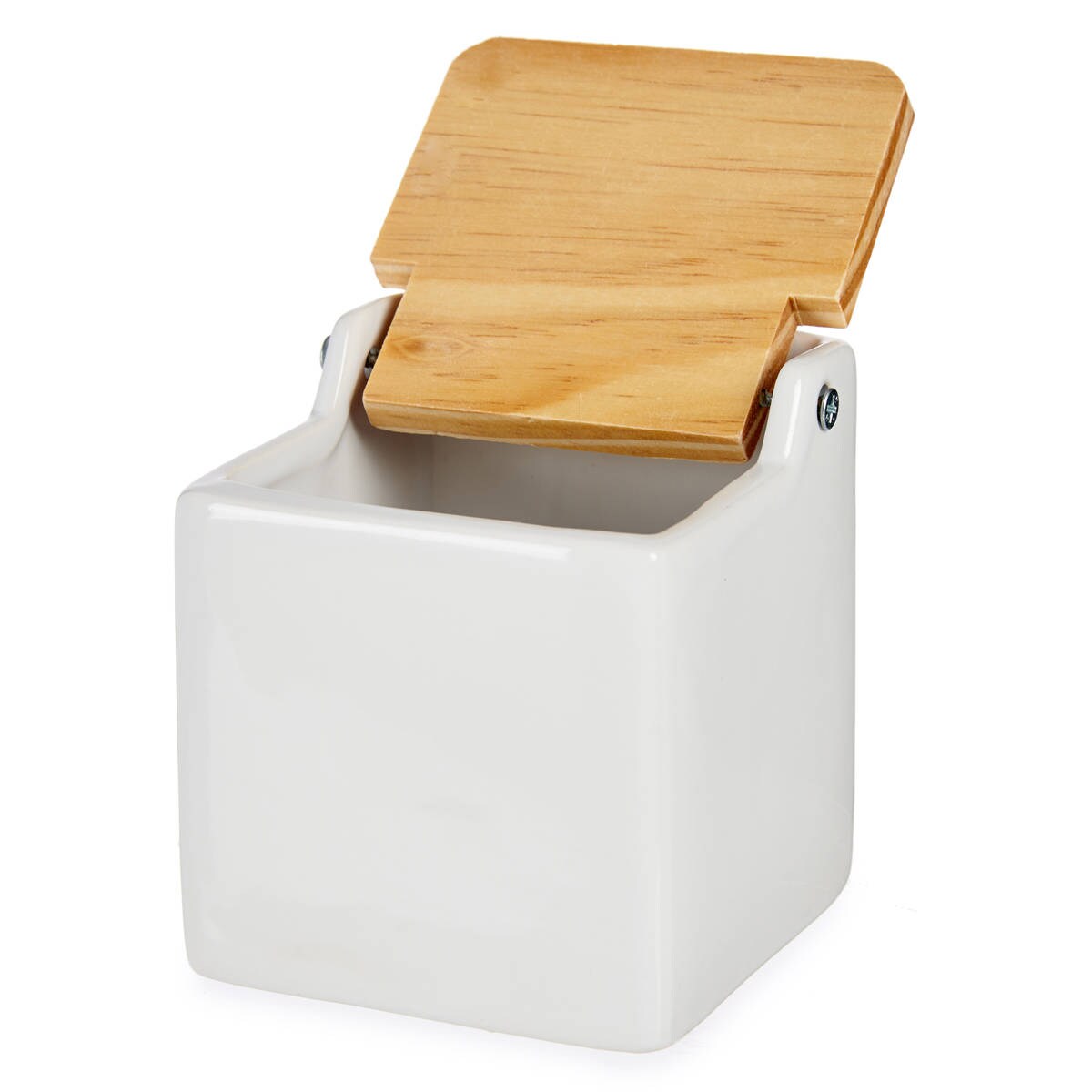 Pojemnik na sól z pokrywką bambusową