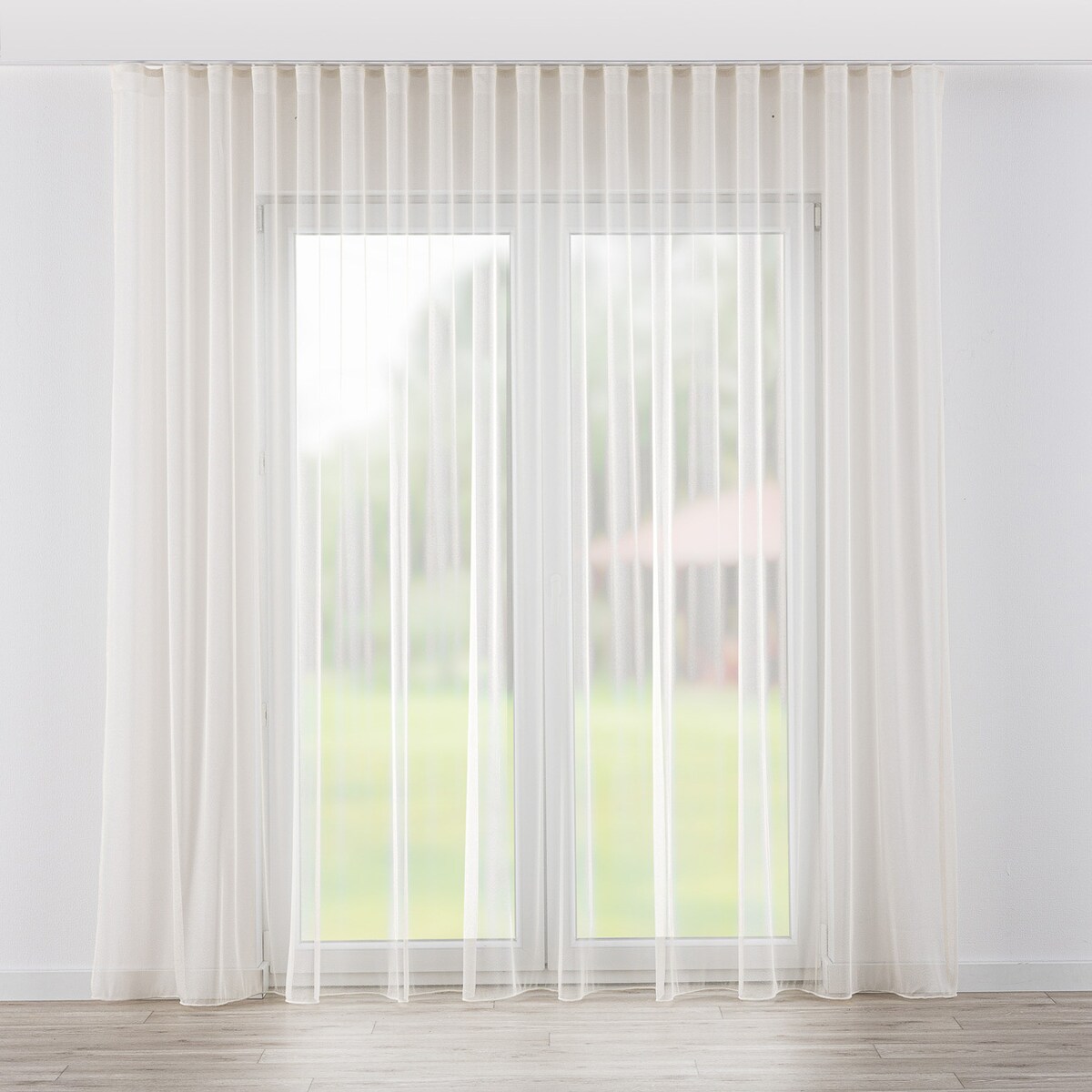 Firana na taśmie wave 300x245 złoty