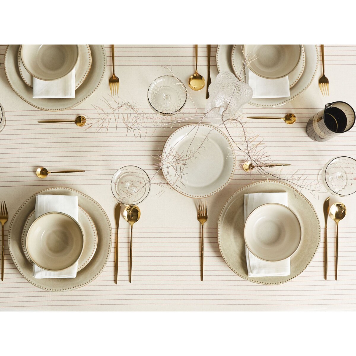 Zastawa stołowa 12-częściowa CHERVIL Kamionka