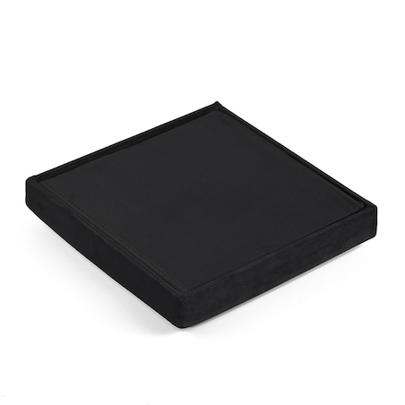 Pufa Składana M - 30X30X30 Cm Aksamit Czarna