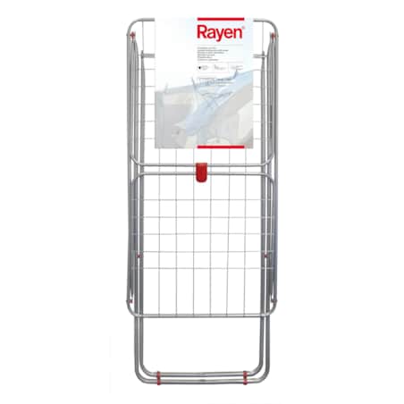 Biało-szara suszarka na pranie Rayen