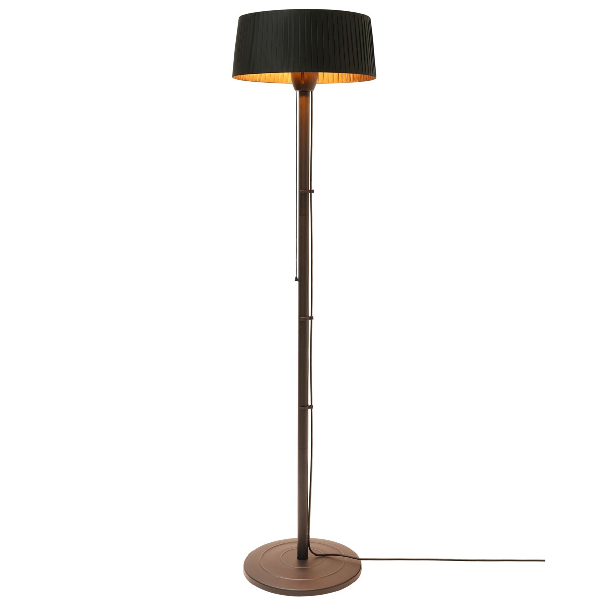 Promiennik na podczerwień wolnostojący VARAZZE 1500 W Czarny