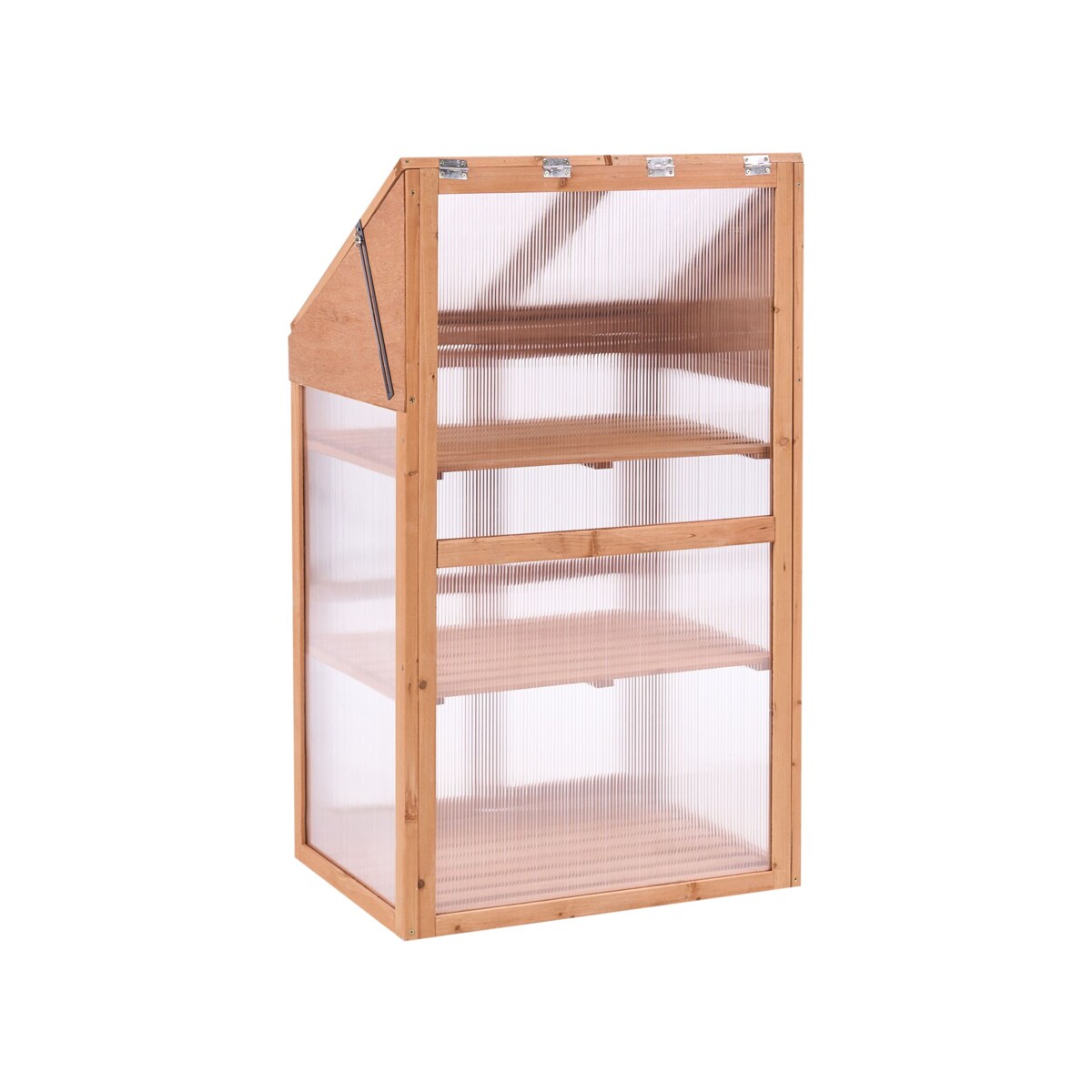 Szklarnia balkonowa VOLVERA Drewno jodłowe Jasnobrązowy 49 cm