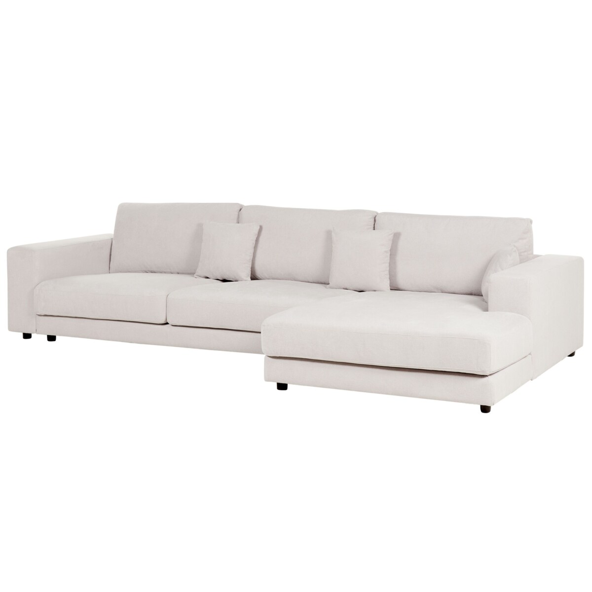 Narożnik 4-osobowy lewostronny biały LOFOTEN