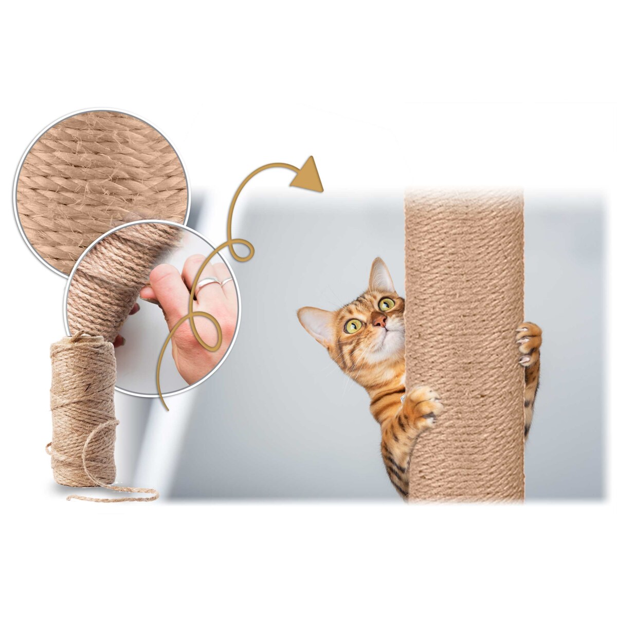 Drapak dla kota domek legowisko 5 poziomów 125cm Pethaus