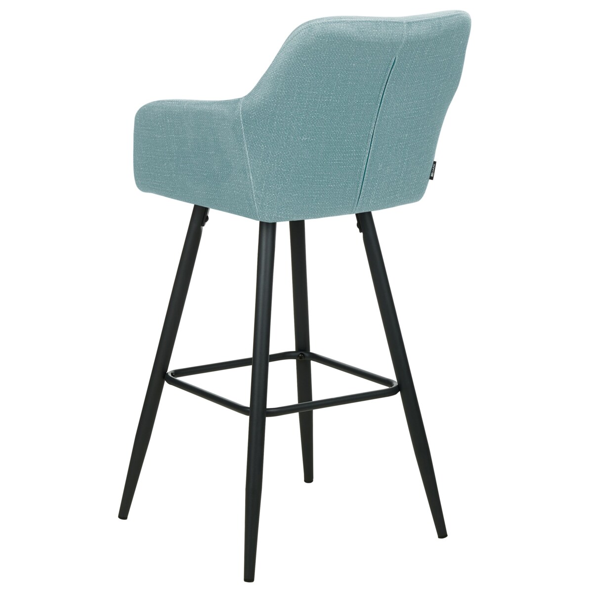 Zestaw 2 krzeseł barowych jasnoniebieski CASMALIA