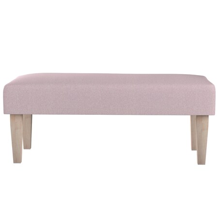 Ławka, pastelowy róż, 100 x 40 x 40 cm, Amsterdam