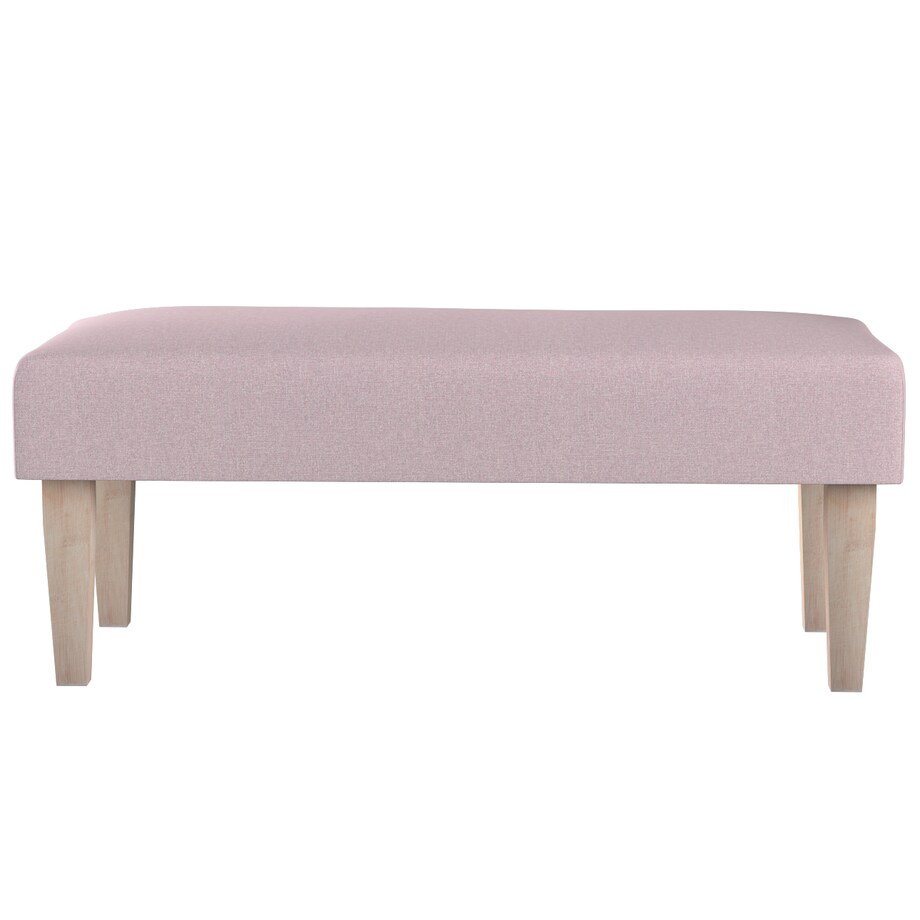 Ławka, pastelowy róż, 100 x 40 x 40 cm, Amsterdam