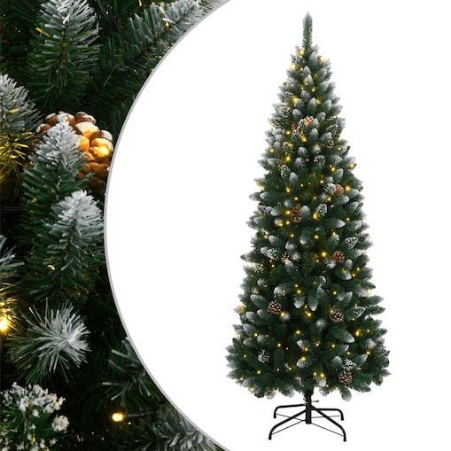 vidaXL Sztuczna choinka, 300 lampek LED, 240 cm