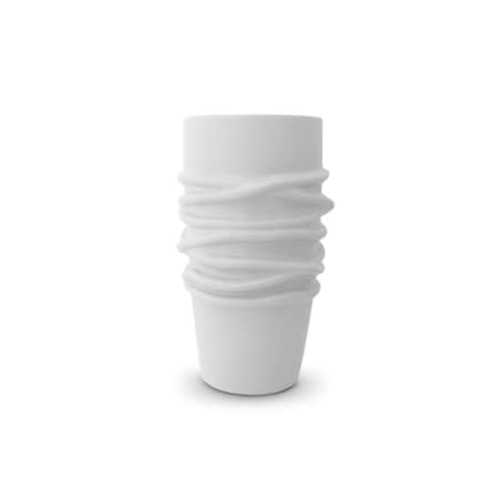 Konsimo RUMEX Wazon, kremowy