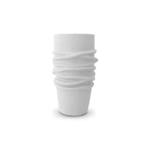 Konsimo RUMEX Wazon, kremowy