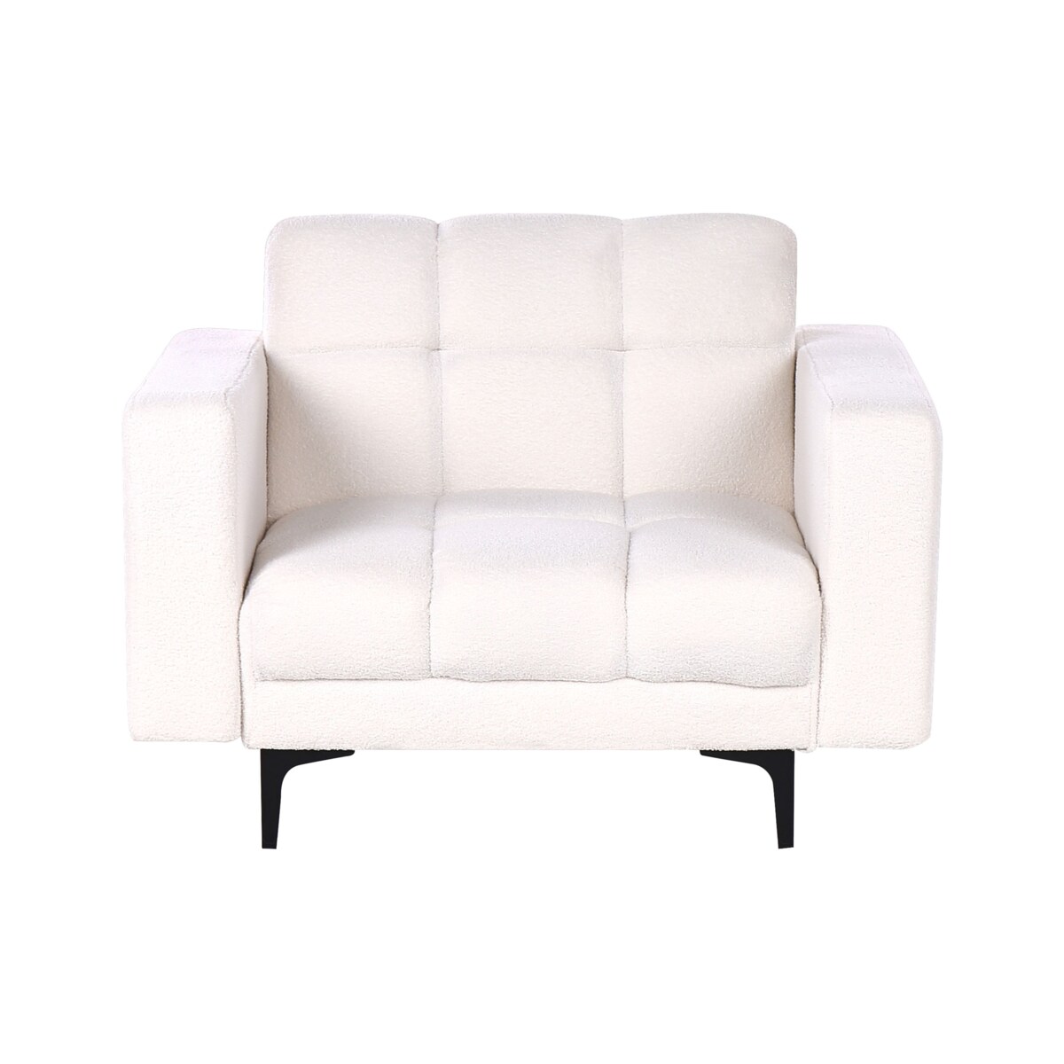 Fotel ALNES Boucle Biały