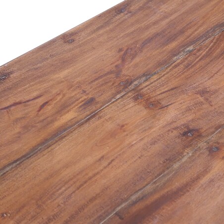 vidaXL Biurko z szufladami, białe, 117x57x75 cm, lite drewno mahoniowe