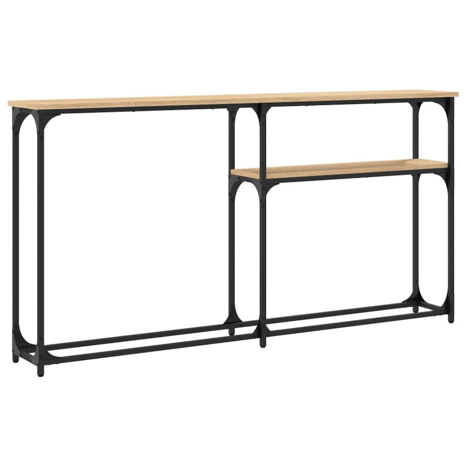 vidaXL Stolik konsolowy, dąb sonoma, 145x22,5x75 cm