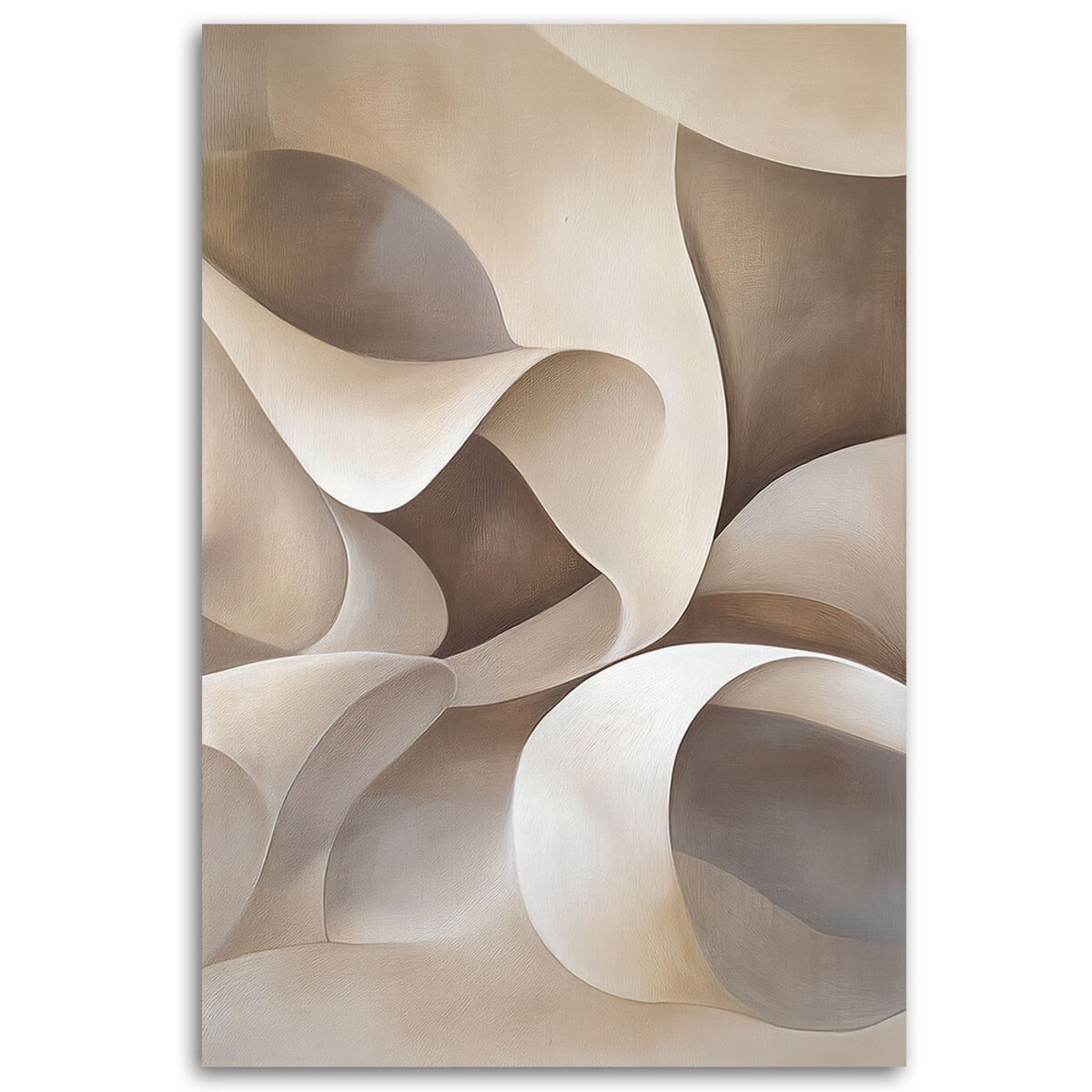 Feeby Obraz nowoczesny, Abstrakcja Lawirowane Formy Minimalizm 40x60