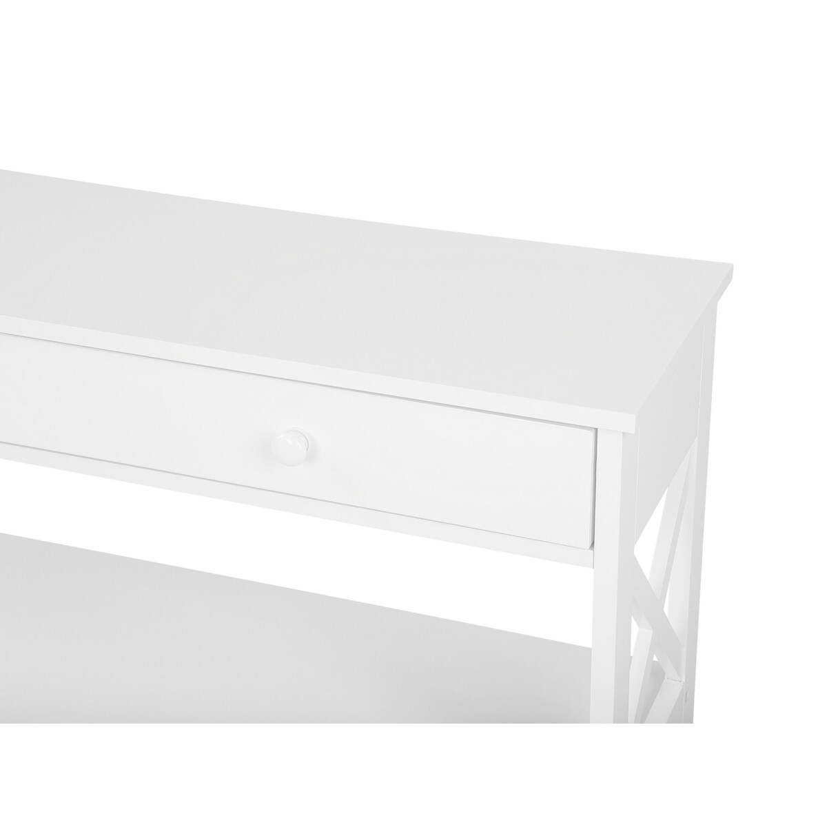 Konsola 1 szuflada biała MONTGOMERY