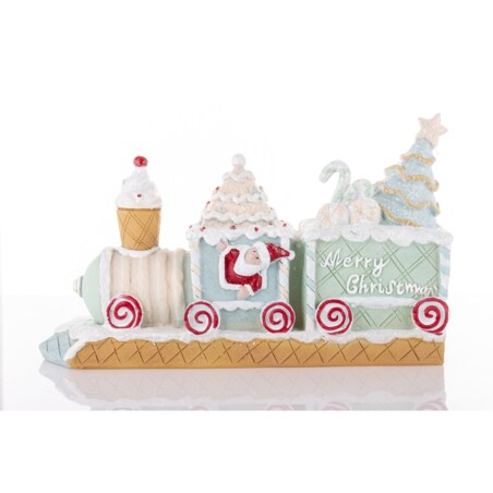 Dekoracja - pociąg ciasteczkowy 15x24x7,5 cm SPAGNA