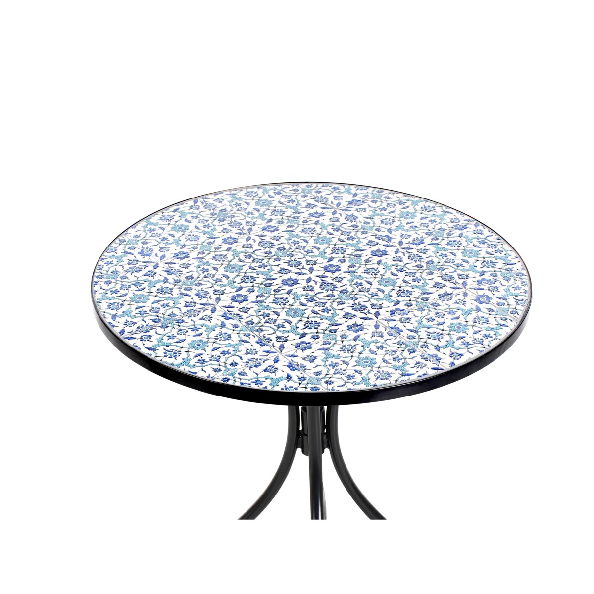 Stolik bistro CHAPECO 60 cm Metal Czarny