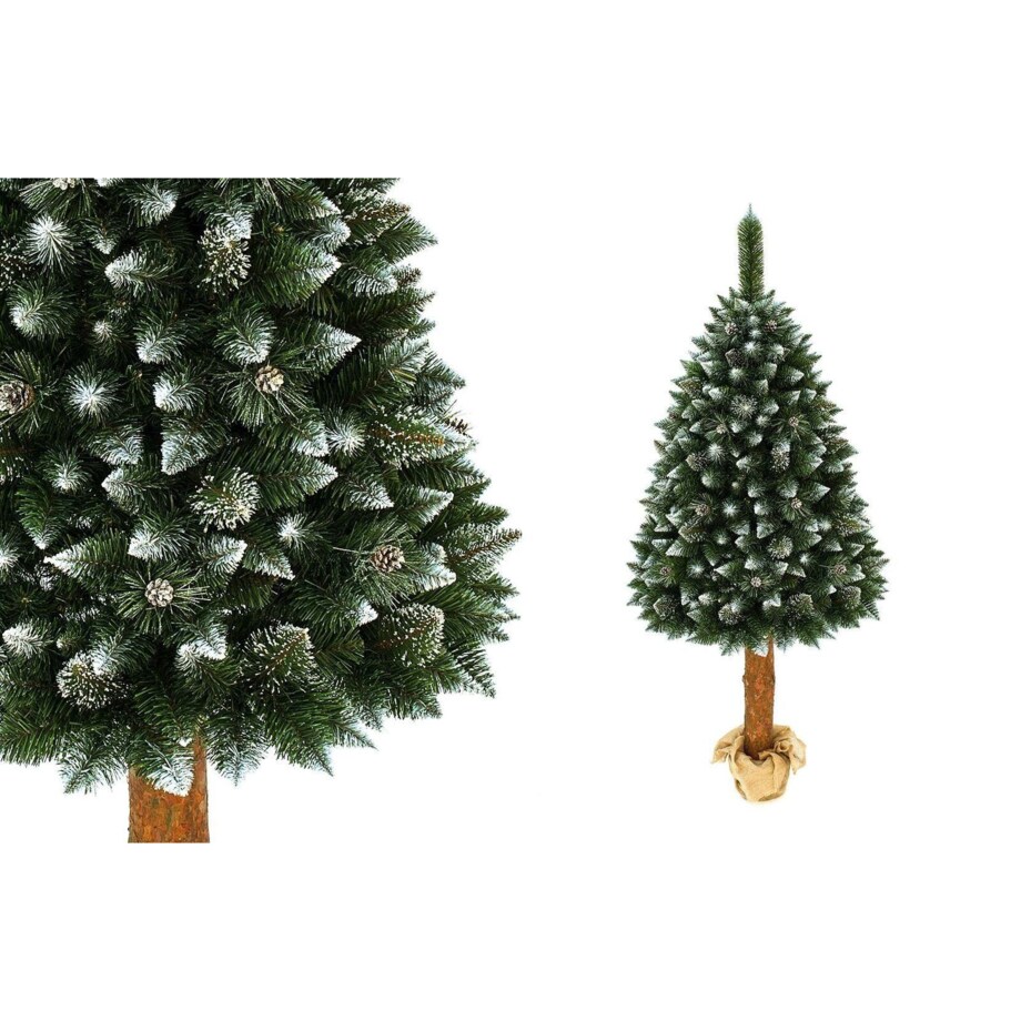 Choinka sztuczna Sosna srebrna z kryształkami na pniu